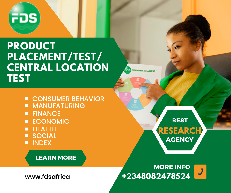FDS AFRICA SERVICES Product PlacementTestCentral Location Test